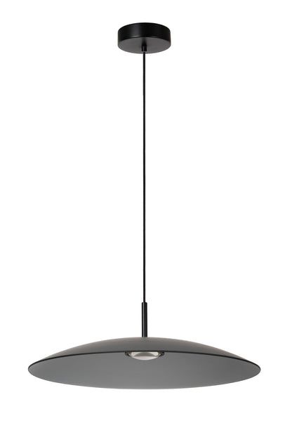 Lucide MENGA - Hanglamp - Ø 60 cm - LED Dimb. - 1x18,6W 2700K - Fumé | Premium - KwaliteitWonen.nl