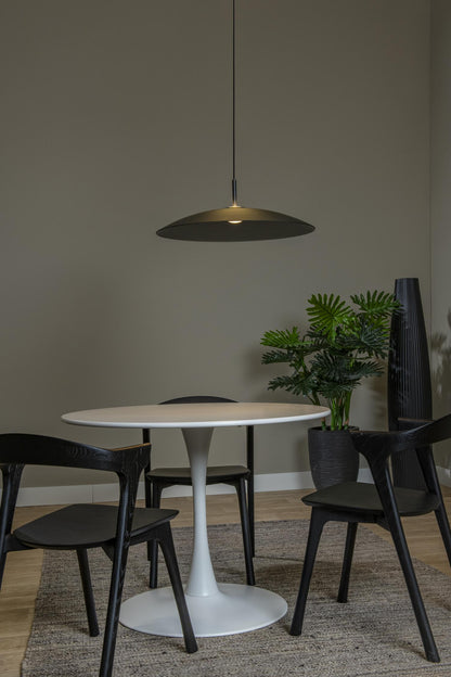 Lucide MENGA - Hanglamp - Ø 60 cm - LED Dimb. - 1x18,6W 2700K - Fumé | Premium - KwaliteitWonen.nl