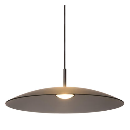 Lucide MENGA - Hanglamp - Ø 60 cm - LED Dimb. - 1x18,6W 2700K - Fumé | Premium - KwaliteitWonen.nl