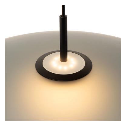 Lucide MENGA - Hanglamp - Ø 60 cm - LED Dimb. - 1x18,6W 2700K - Fumé | Premium - KwaliteitWonen.nl