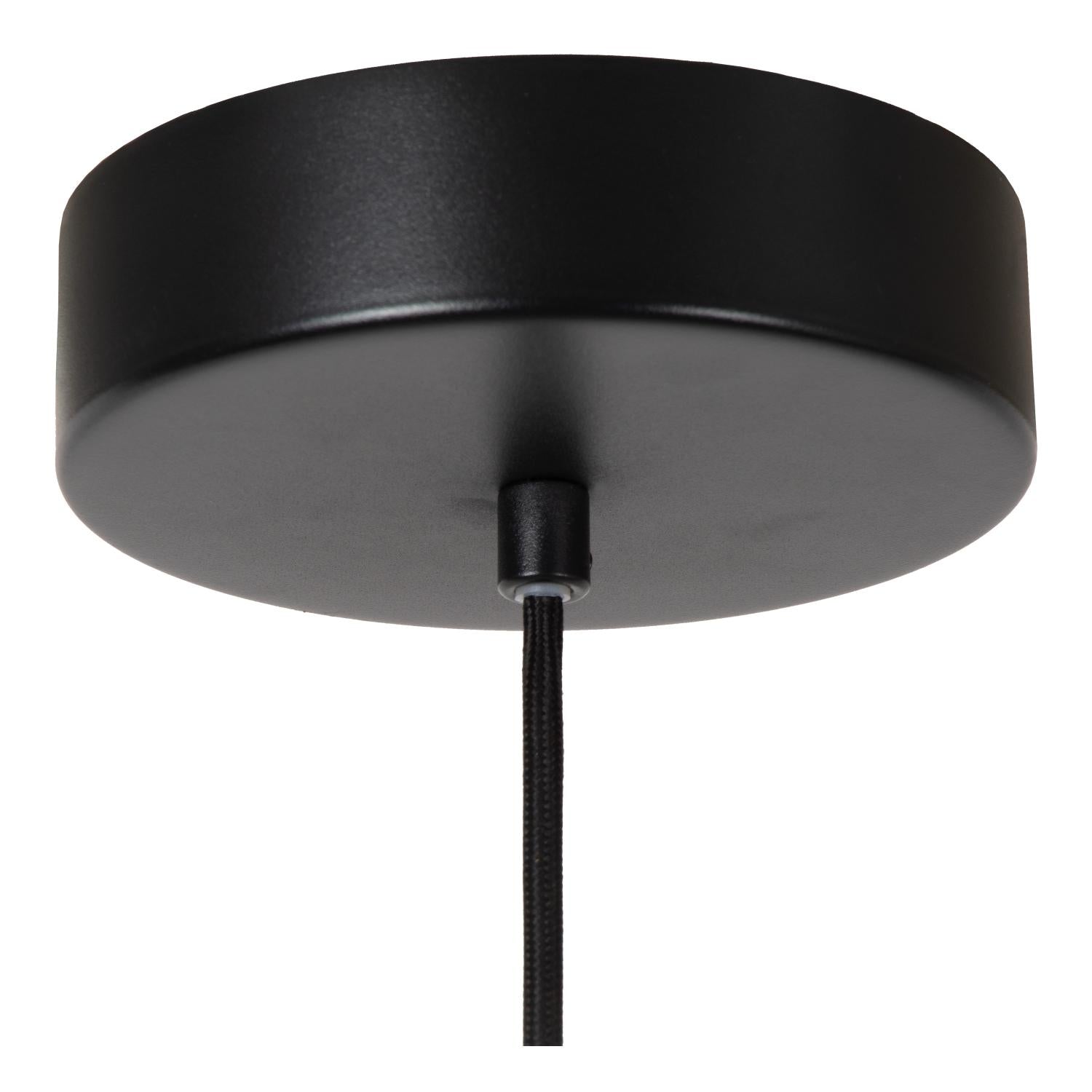 Lucide MENGA - Hanglamp - Ø 60 cm - LED Dimb. - 1x18,6W 2700K - Opaal | Premium - KwaliteitWonen.nl