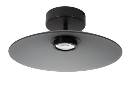 Lucide MENGA - Plafonnière - Ø 40 cm - LED Dimb. - 1x11W 2700K - Fumé | Premium - KwaliteitWonen.nl