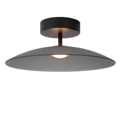 Lucide MENGA - Plafonnière - Ø 40 cm - LED Dimb. - 1x11W 2700K - Fumé | Premium - KwaliteitWonen.nl