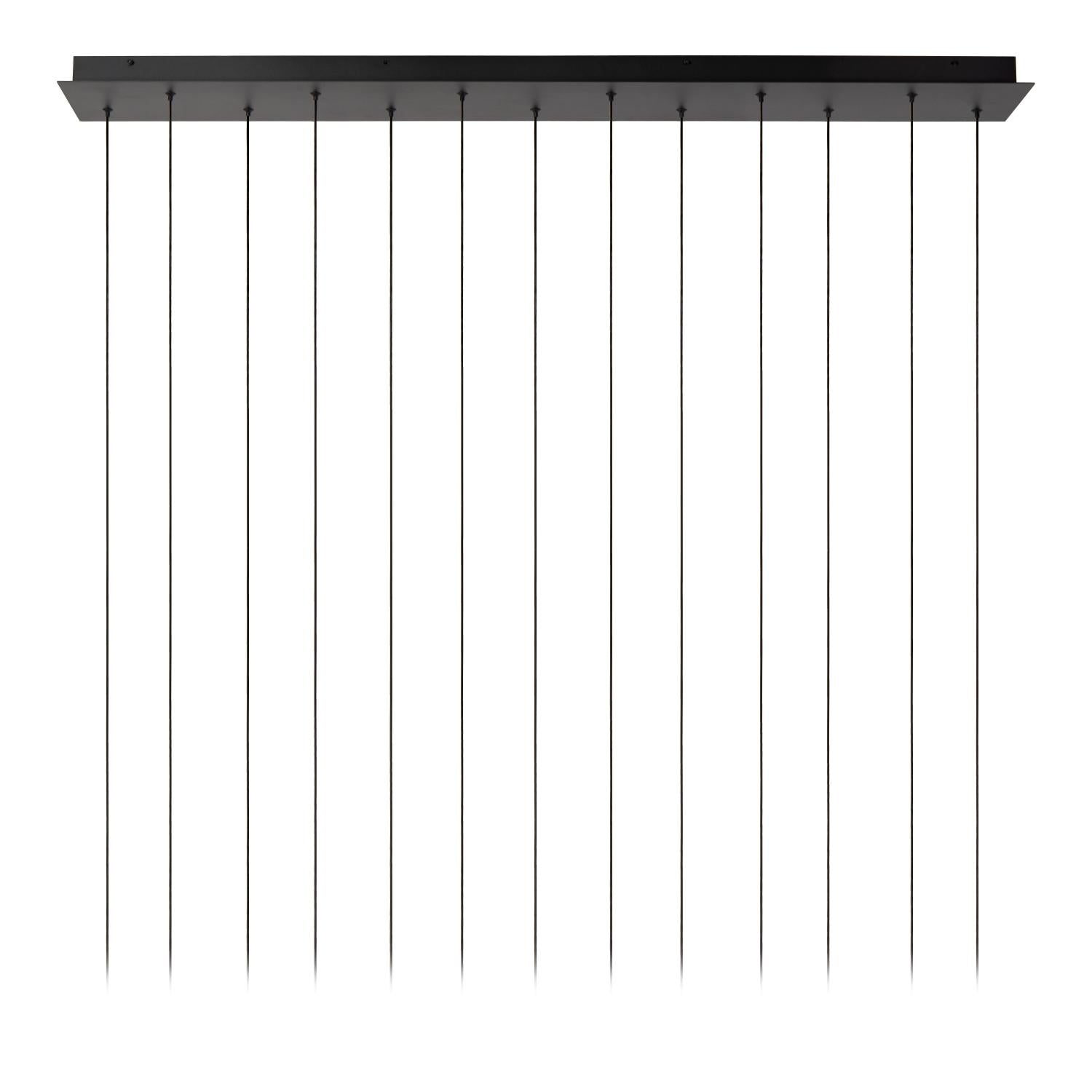 Lucide MONTANA - Hanglamp - LED Dimb. - CCT - 13x5,7W 2700K/4000K - Geschikt voor vide en hoge plafonds - Grijs ijzer | Premium - KwaliteitWonen.nl
