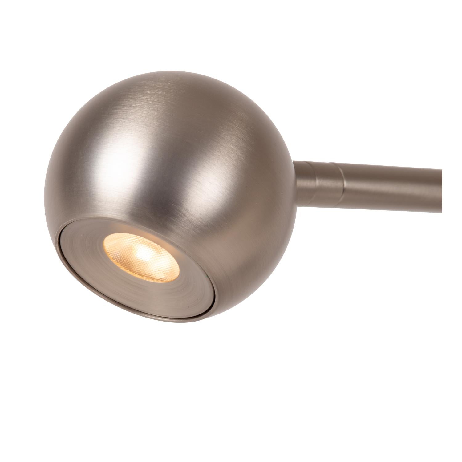 Lucide MONTANA - Tafellamp - LED Dimb. - 1x5W 2700K - Grijs ijzer | Premium - KwaliteitWonen.nl