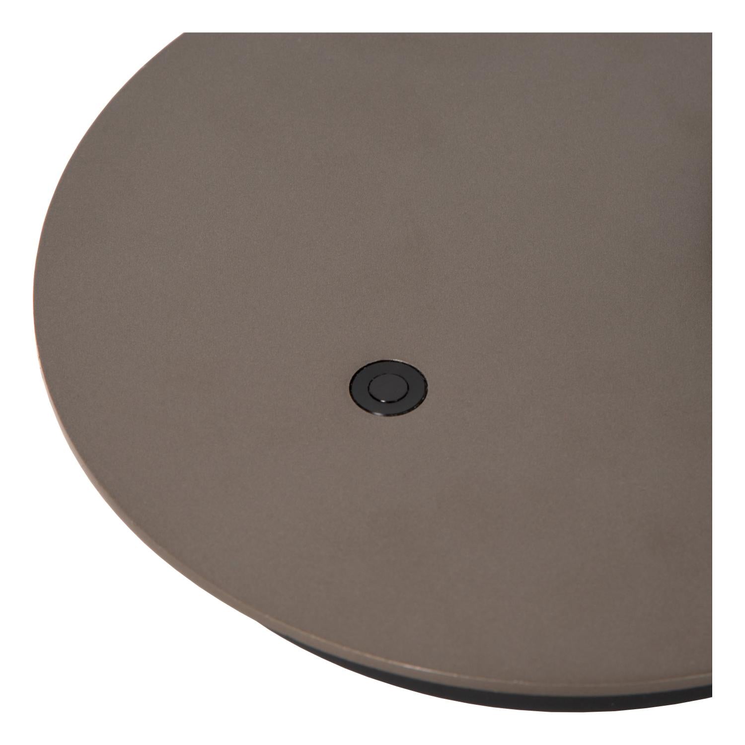 Lucide OGDEN - Bureaulamp - LED 3 StepDim - 1x7W 3000K - Grijs ijzer | Premium - KwaliteitWonen.nl