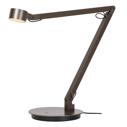 Lucide OGDEN - Bureaulamp - LED 3 StepDim - 1x7W 3000K - Grijs ijzer | Premium - KwaliteitWonen.nl