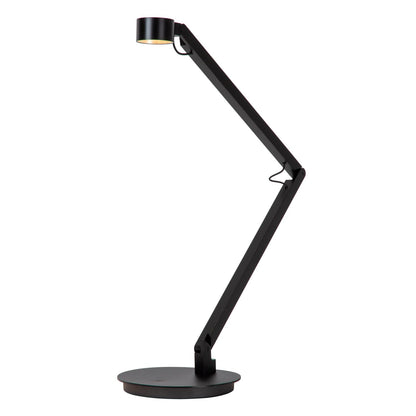 Lucide OGDEN - Bureaulamp - LED 3 StepDim - 1x7W 3000K - Zwart | Premium - KwaliteitWonen.nl