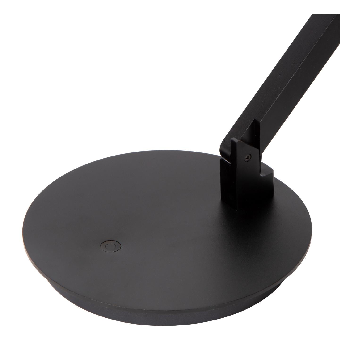 Lucide OGDEN - Bureaulamp - LED 3 StepDim - 1x7W 3000K - Zwart | Premium - KwaliteitWonen.nl