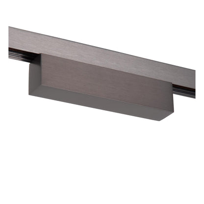 Lucide Premium LINIAL Aansluitdoos & Klemmenblok - 1 fase Railsysteem / Railverlichting - Smart - 48V Track - Mat Zwart Chroom - KwaliteitWonen.nl