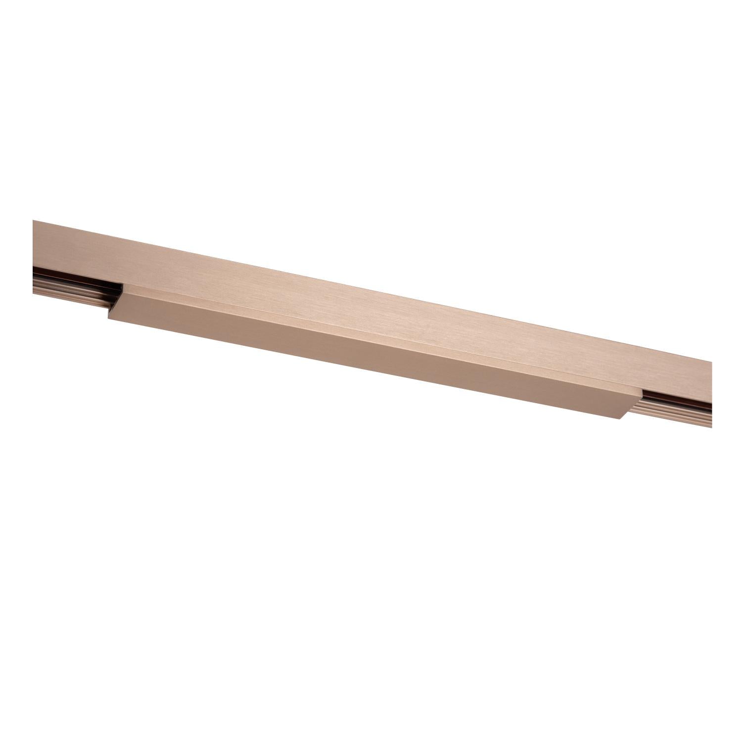 Lucide Premium LINIAL Afdekplaat/cover- 1-fase Railsysteem / Railverlichting - Smart - 48V Track - 10 CM - Champagne - KwaliteitWonen.nl