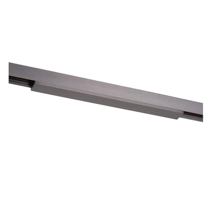 Lucide Premium LINIAL Afdekplaat/cover- 1-fase Railsysteem / Railverlichting - Smart - 48V Track - 10 CM - Mat Zwart Chroom - KwaliteitWonen.nl