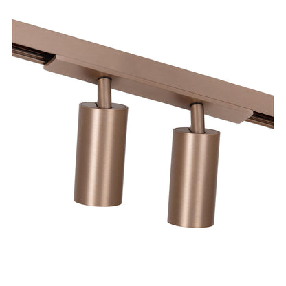 Lucide Premium LINIAL BIXX Railspot - 1-fase Railsysteem / Smart Railverlichting - Smart - 48V Track - 2xLED - Champagne - KwaliteitWonen.nl