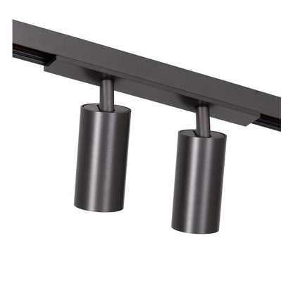 Lucide Premium LINIAL BIXX Railspot - 1-fase Railsysteem / Smart Railverlichting - Smart - 48V Track - 2xLED - Mat Zwart Chroom - KwaliteitWonen.nl
