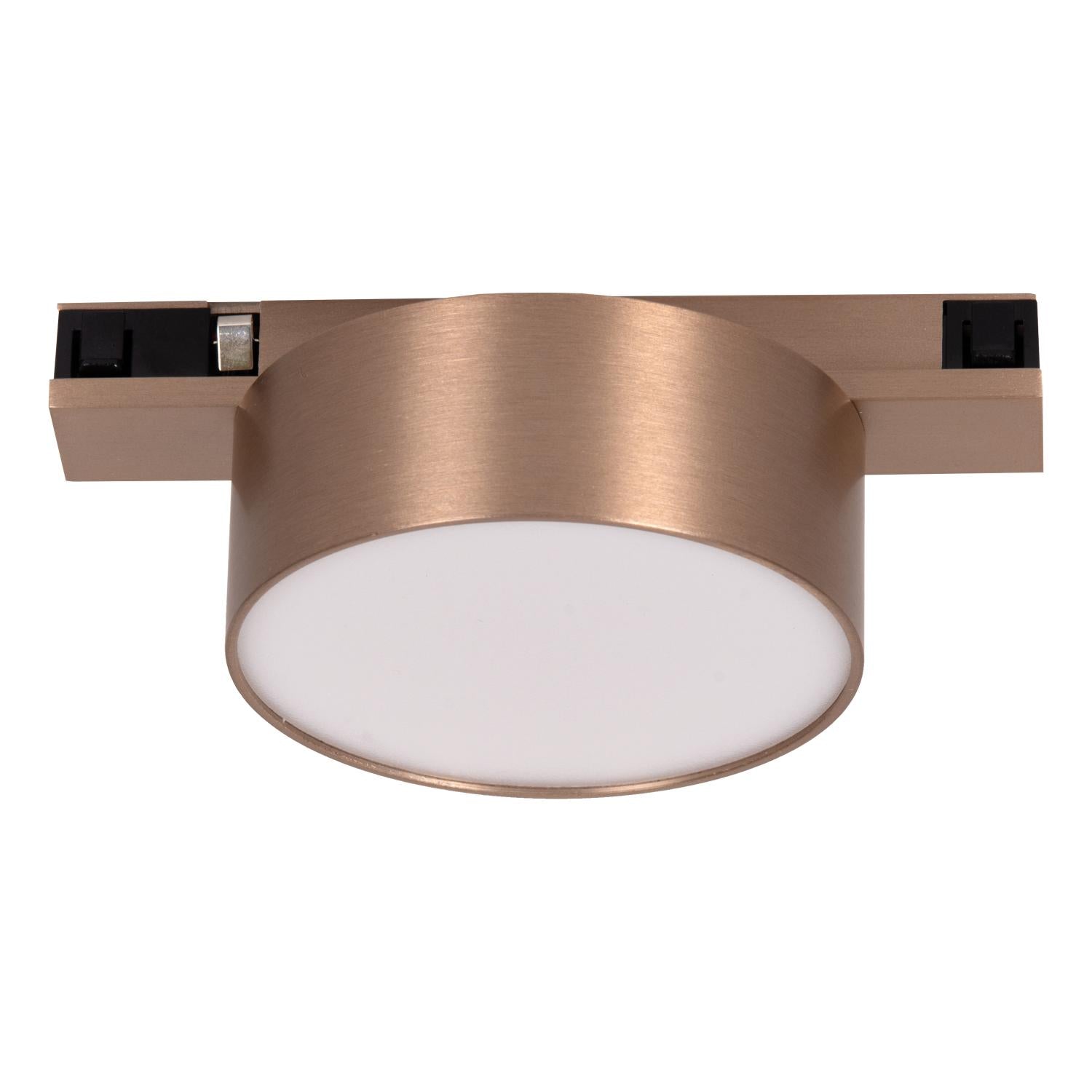 Lucide Premium LINIAL FIXT Railspot - 1-fase Railsysteem / Smart Railverlichting - Smart - 48V Track - 1xLED - Champagne - KwaliteitWonen.nl