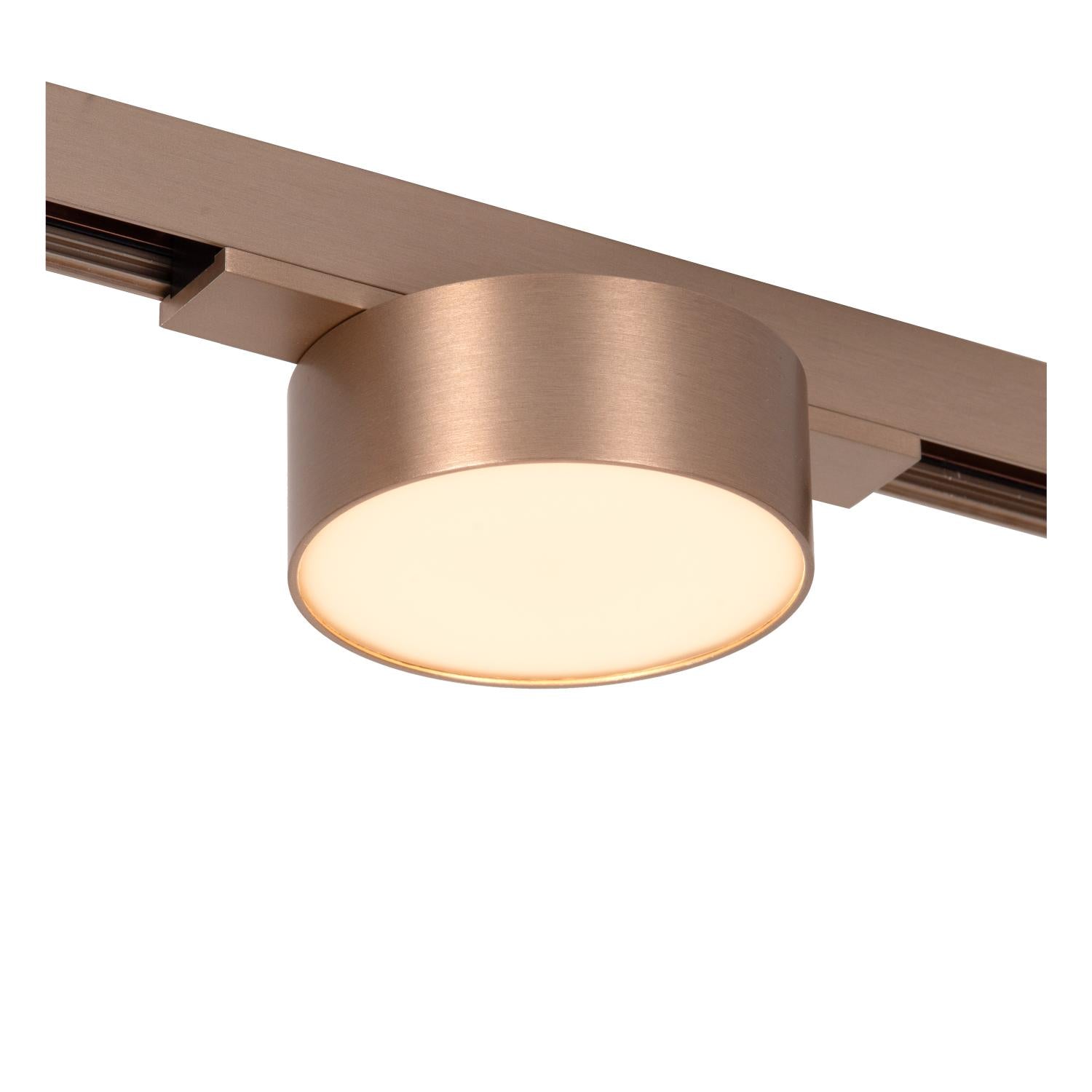 Lucide Premium LINIAL FIXT Railspot - 1-fase Railsysteem / Smart Railverlichting - Smart - 48V Track - 1xLED - Champagne - KwaliteitWonen.nl