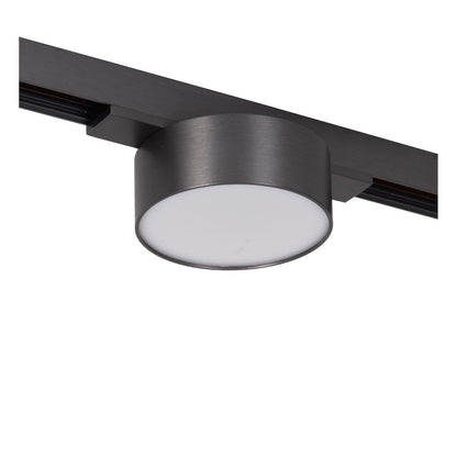Lucide Premium LINIAL FIXT Railspot - 1-fase Railsysteem / Smart Railverlichting - Smart - 48V Track - 1xLED - Mat Zwart Chroom - KwaliteitWonen.nl
