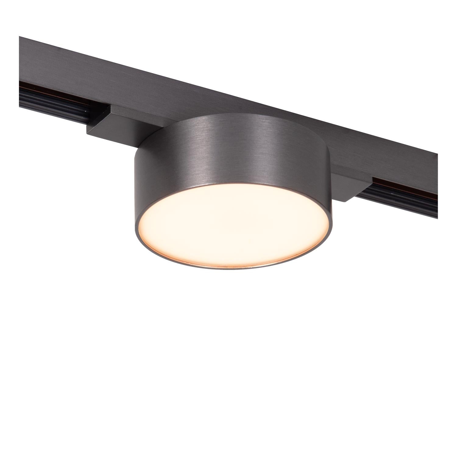 Lucide Premium LINIAL FIXT Railspot - 1-fase Railsysteem / Smart Railverlichting - Smart - 48V Track - 1xLED - Mat Zwart Chroom - KwaliteitWonen.nl