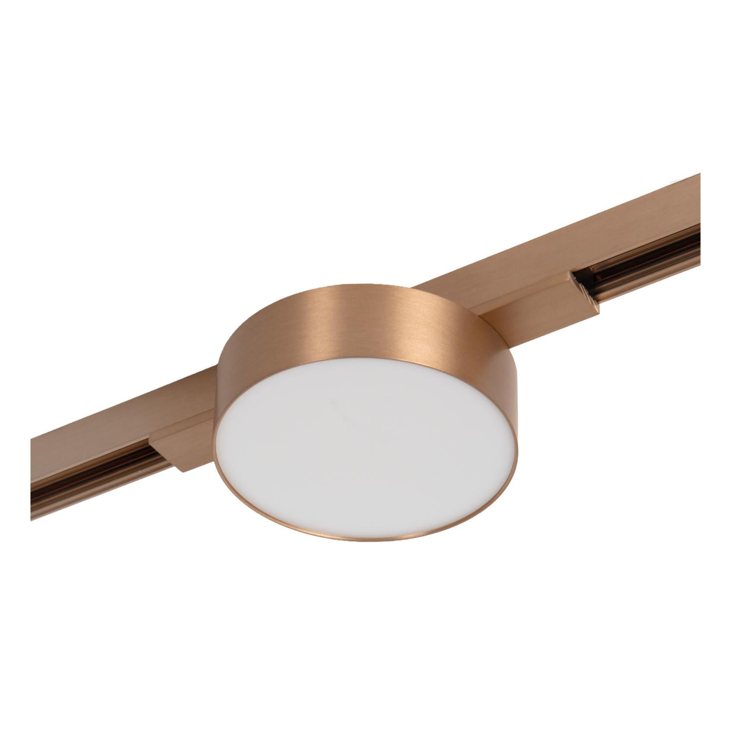Lucide Premium LINIAL FIXXT Railspot - 1-fase Railsysteem / Smart Railverlichting - Smart - 48V Track - 1xLED - Champagne - KwaliteitWonen.nl