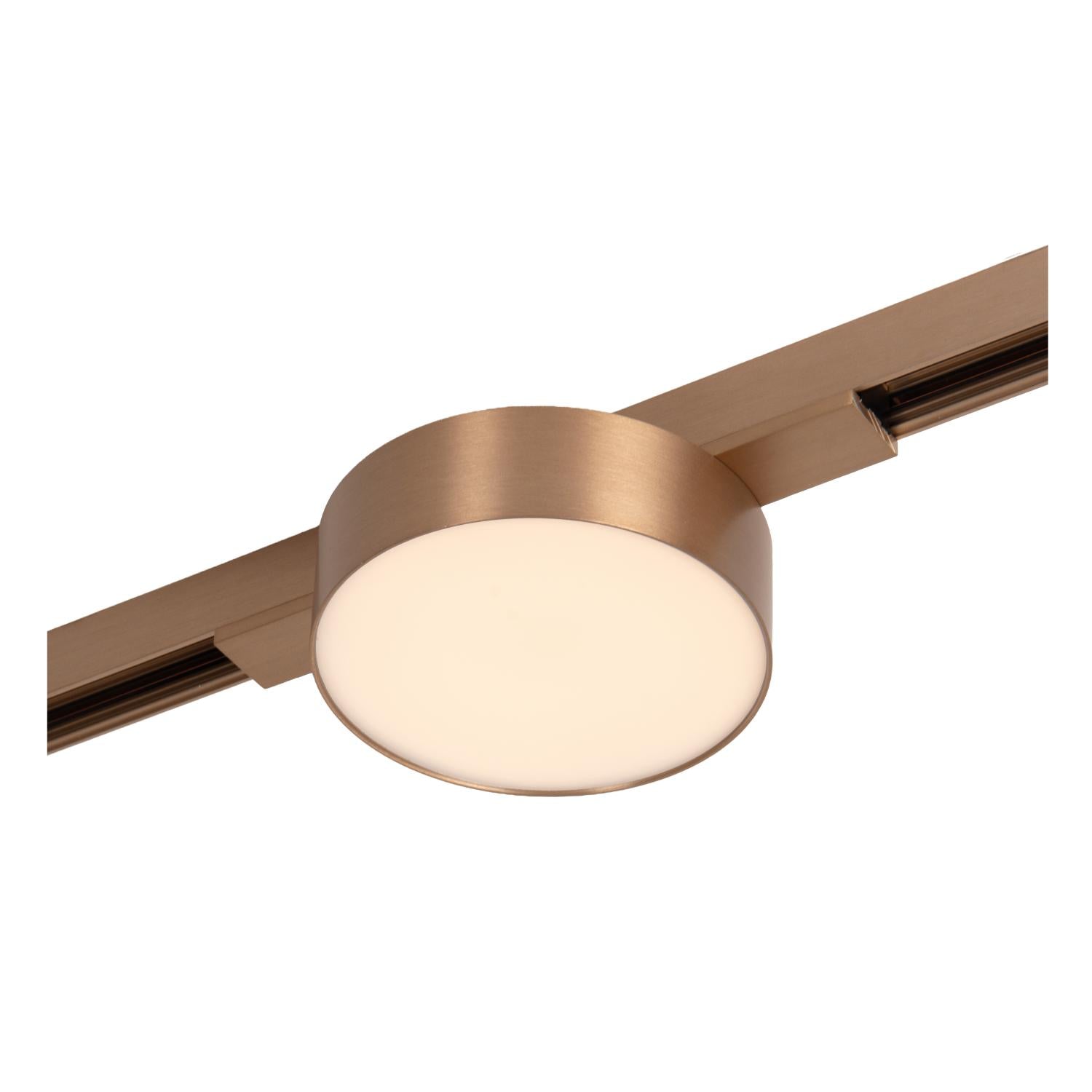 Lucide Premium LINIAL FIXXT Railspot - 1-fase Railsysteem / Smart Railverlichting - Smart - 48V Track - 1xLED - Champagne - KwaliteitWonen.nl