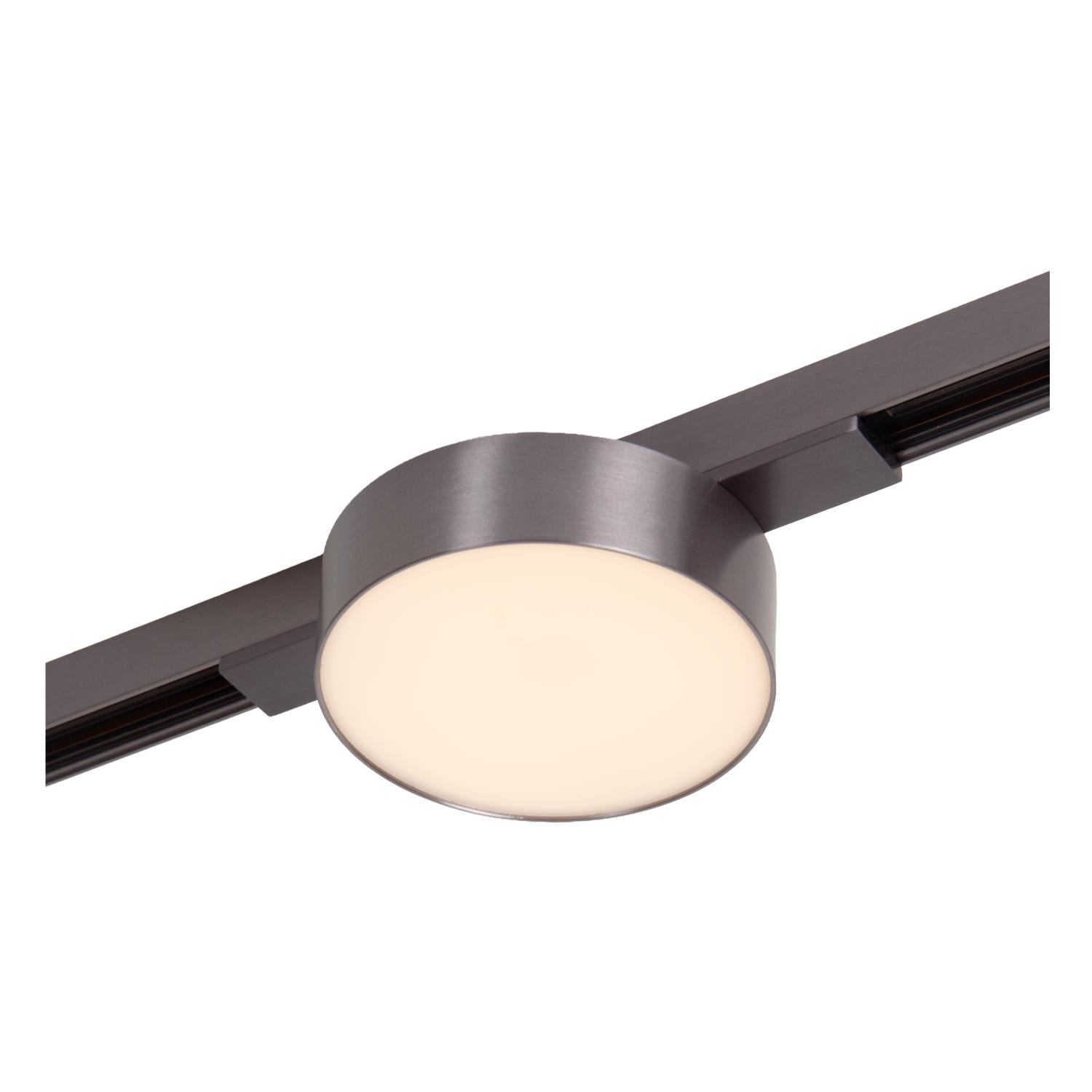 Lucide Premium LINIAL FIXXT Railspot - 1-fase Railsysteem / Smart Railverlichting - Smart - 48V Track - 1xLED - Mat Zwart Chroom - KwaliteitWonen.nl