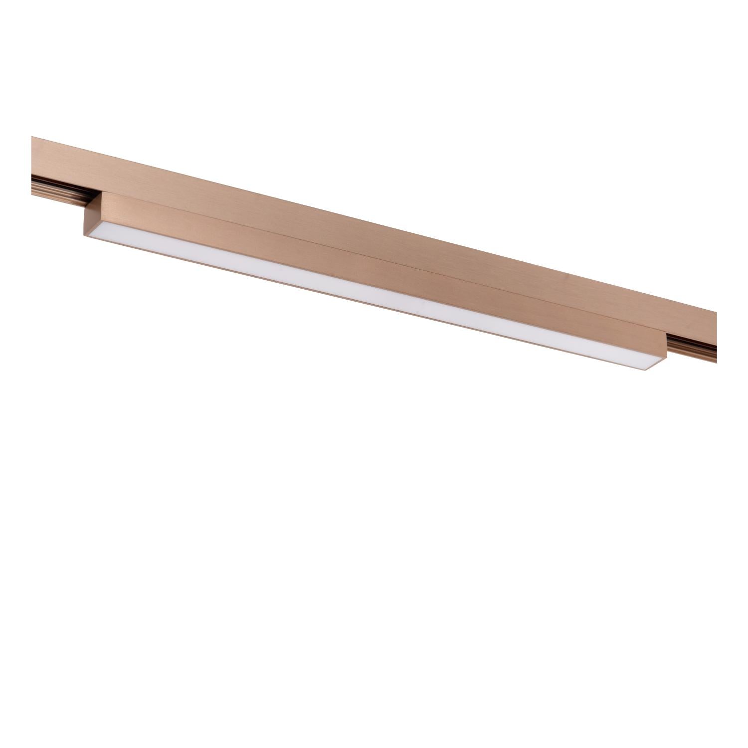 Lucide Premium LINIAL GLYX Railspot - 1-fase Railsysteem / Smart Railverlichting - Smart - 48V Track - 1xLED - Champagne - KwaliteitWonen.nl