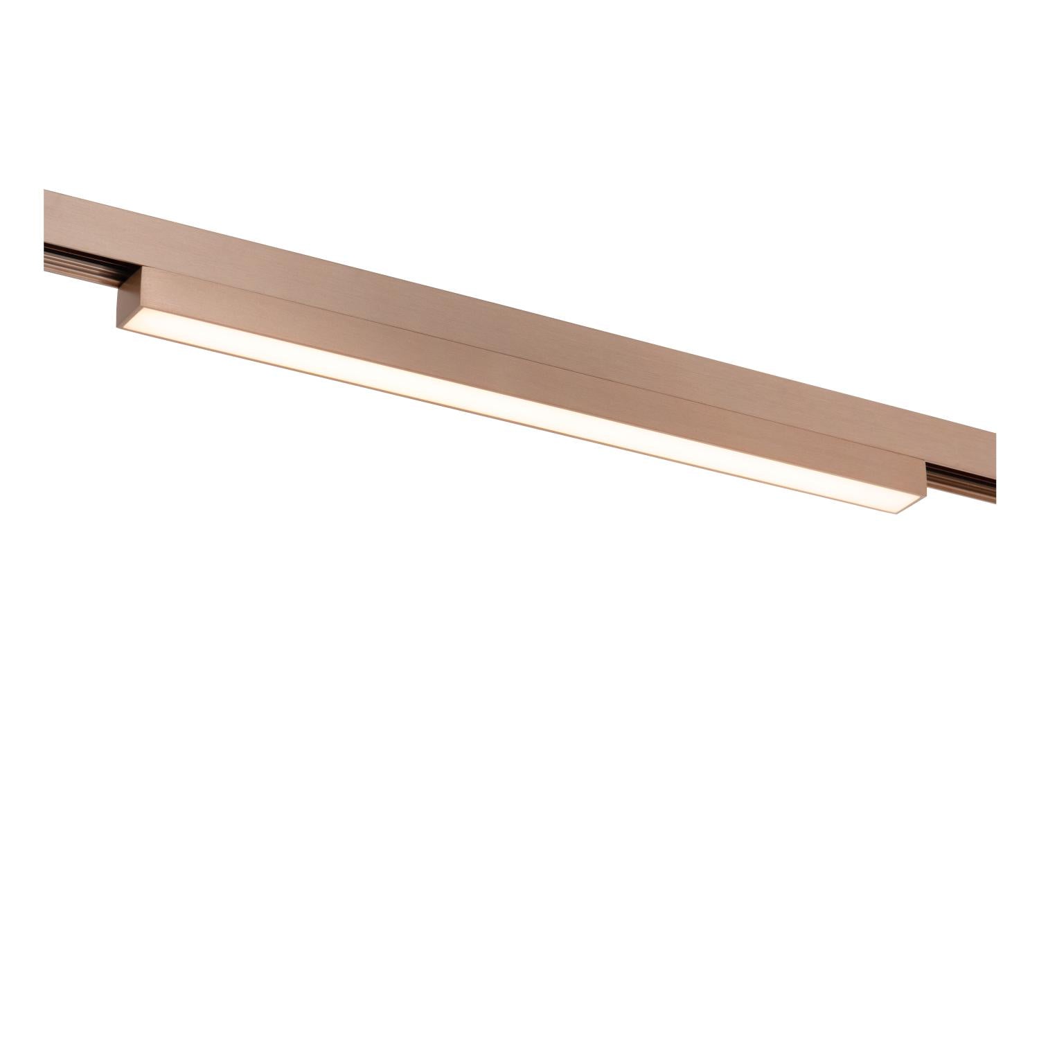 Lucide Premium LINIAL GLYX Railspot - 1-fase Railsysteem / Smart Railverlichting - Smart - 48V Track - 1xLED - Champagne - KwaliteitWonen.nl