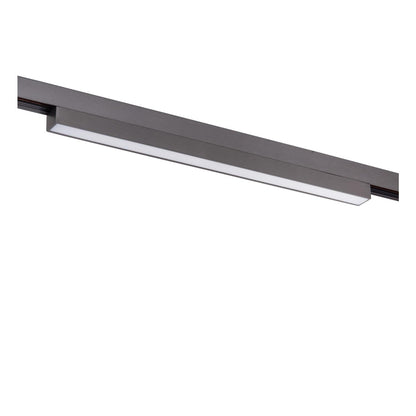 Lucide Premium LINIAL GLYX Railspot - 1-fase Railsysteem / Smart Railverlichting - Smart - 48V Track - 1xLED - Mat Zwart Chroom - KwaliteitWonen.nl