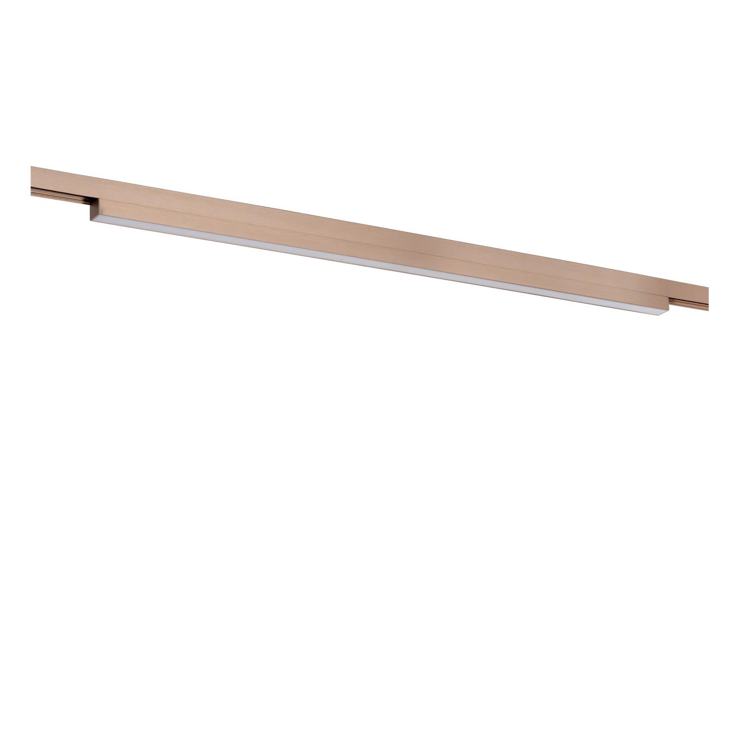 Lucide Premium LINIAL GLYXX Railspot - 1-fase Railsysteem/ Smart Railverlichting - Smart - 48V Track - 1xLED - Champagne - KwaliteitWonen.nl