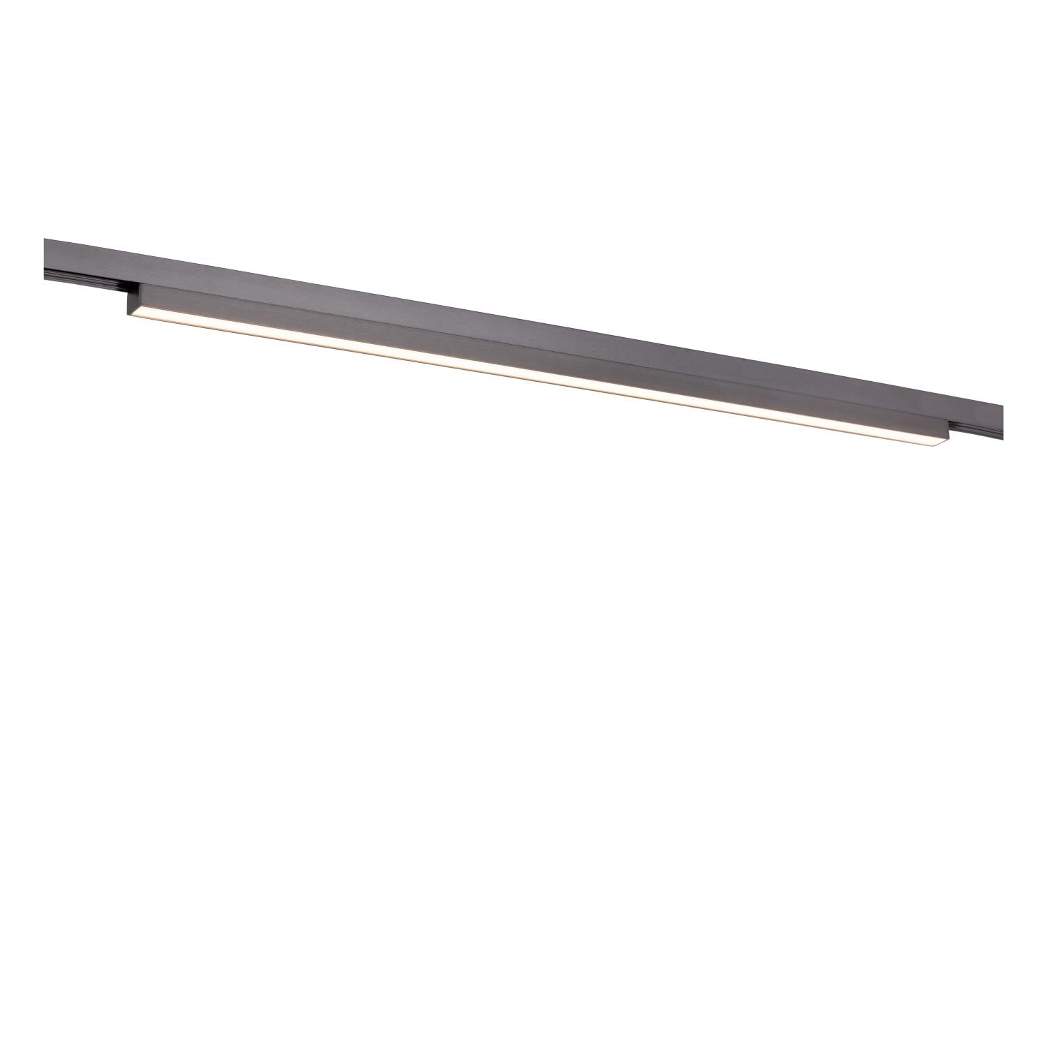 Lucide Premium LINIAL GLYXX Railspot - 1-fase Railsysteem / Smart Railverlichting - Smart - 48V Track - 1xLED - Mat Zwart Chroom - KwaliteitWonen.nl