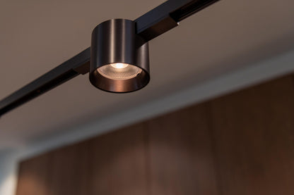 Lucide Premium LINIAL LUX Railspot - 1-fase Railsysteem / Smart Railverlichting - Smart - 48V Track - 1xLED - Mat Zwart Chroom - KwaliteitWonen.nl