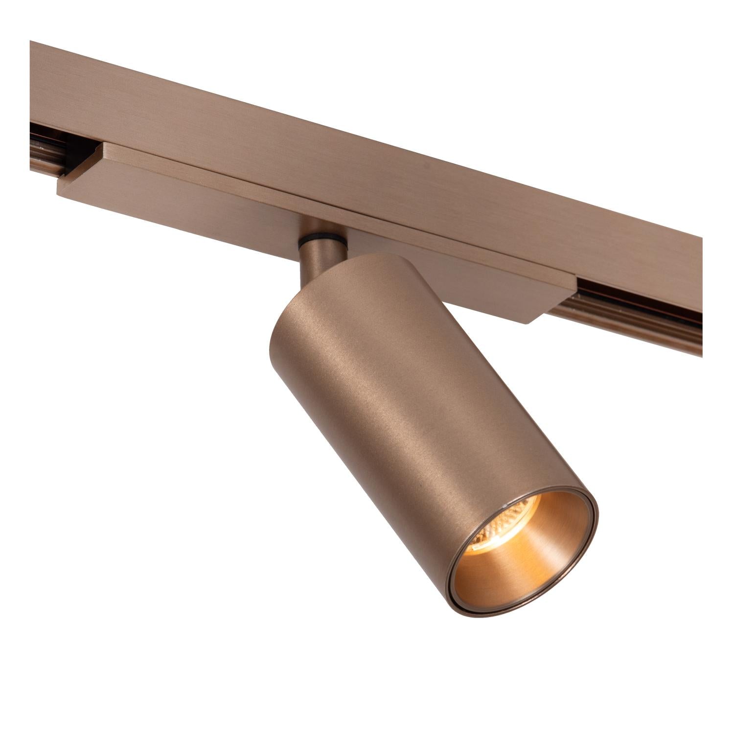 Lucide Premium LINIAL MOX Railspot - 1-fase Railsysteem / Smart Railverlichting - Smart - 48V Track - 1xLED - Champagne - KwaliteitWonen.nl