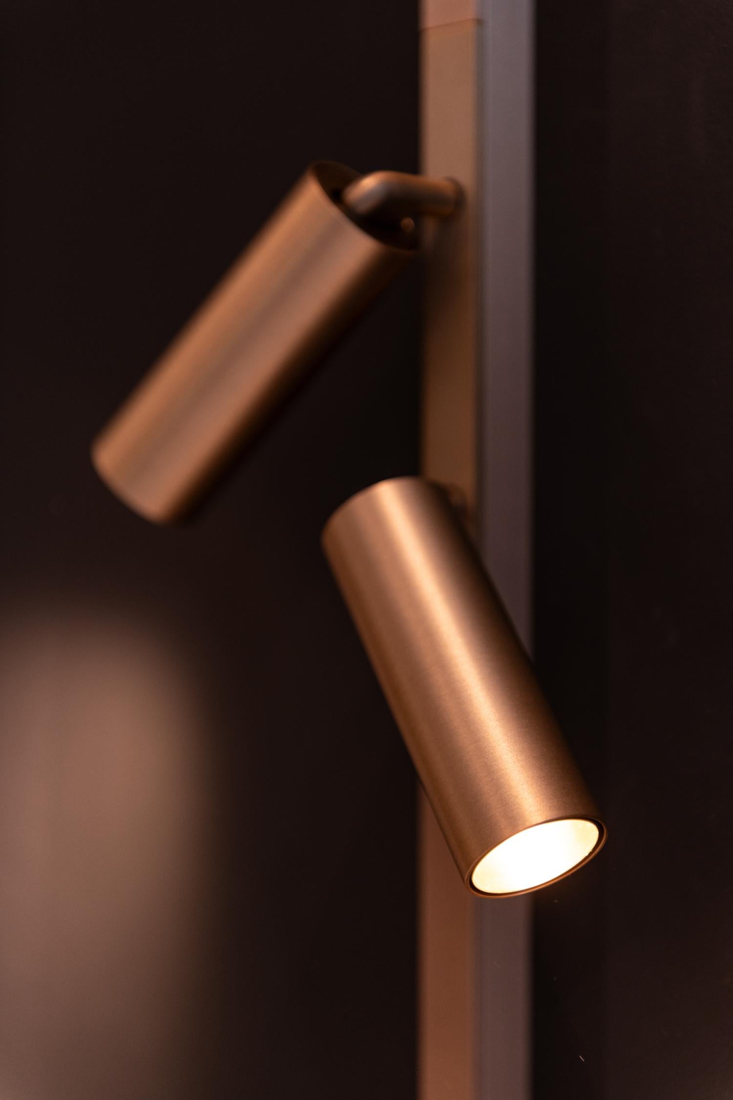 Lucide Premium LINIAL MOXX Railspot - 1-fase Railsysteem / Smart Railverlichting - Smart - 48V Track - 2xLED - Champagne - KwaliteitWonen.nl