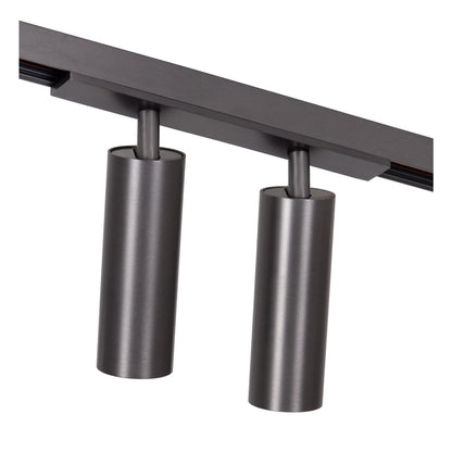 Lucide Premium LINIAL MOXX Railspot - 1-fase Railsysteem / Smart Railverlichting - Smart - 48V Track - 2xLED - Mat Zwart Chroom - KwaliteitWonen.nl