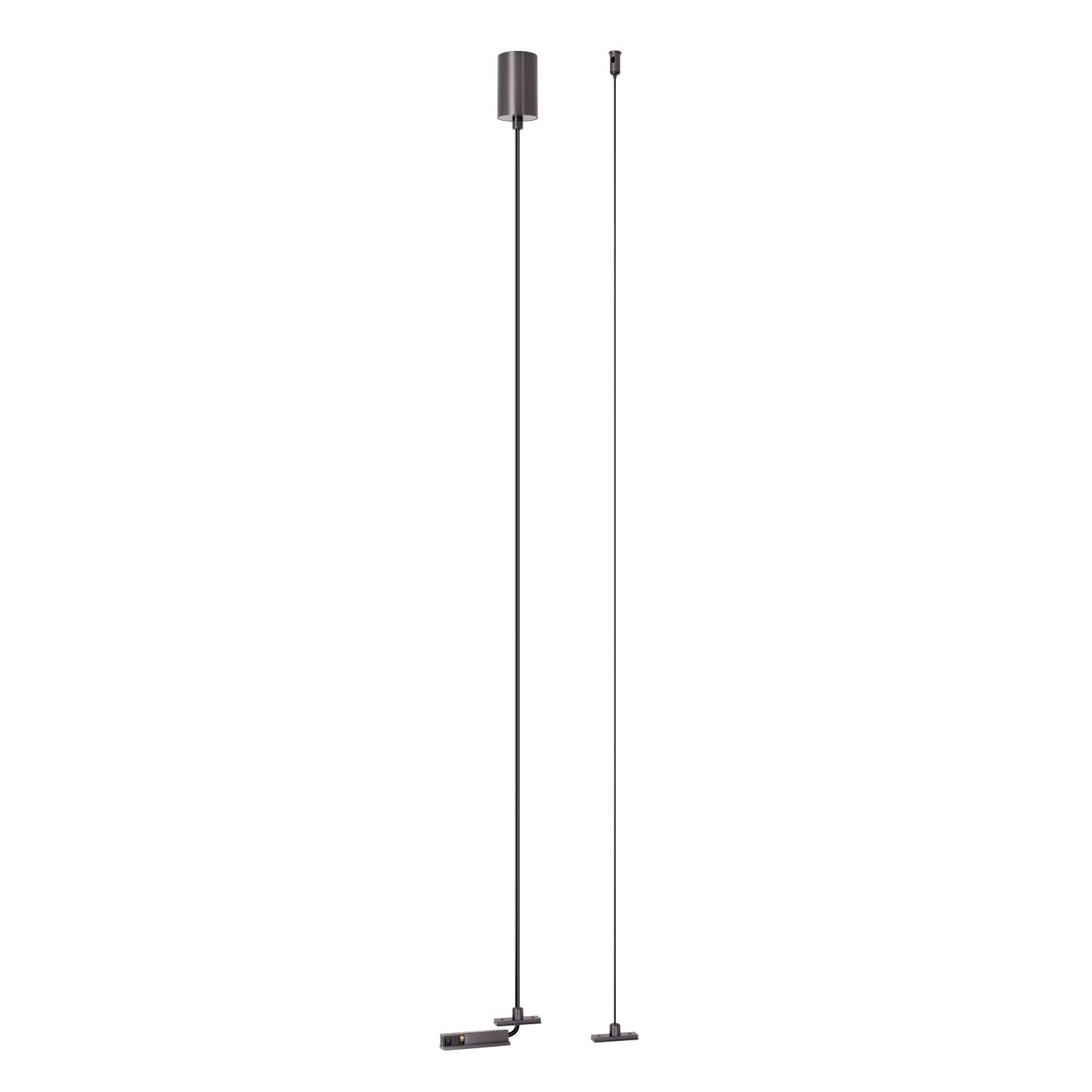 Lucide Premium LINIAL Ophanging voor inbouwdriver - 1 fase Railsysteem / Railverlichting - Smart - 48V Track - Mat Zwart Chroom - KwaliteitWonen.nl