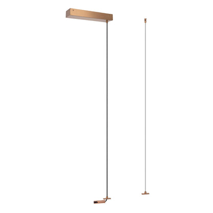 Lucide Premium LINIAL Ophanging voor opbouwdriver - 1 fase Railsysteem / Railverlichting - Smart - 48V Track - Champagne - KwaliteitWonen.nl