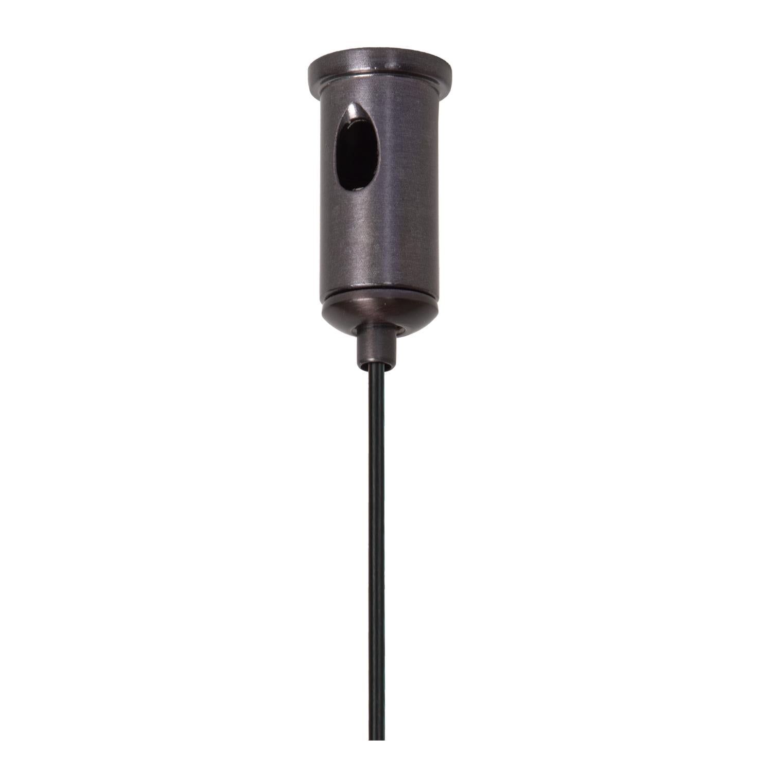 Lucide Premium LINIAL Ophangkabel - 1-fase Railsysteem / Railverlichting - Smart - 48V Track - Mat Zwart Chroom - KwaliteitWonen.nl
