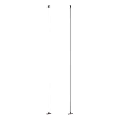 Lucide Premium LINIAL Ophangkabel - 1-fase Railsysteem / Railverlichting - Smart - 48V Track - Mat Zwart Chroom - KwaliteitWonen.nl