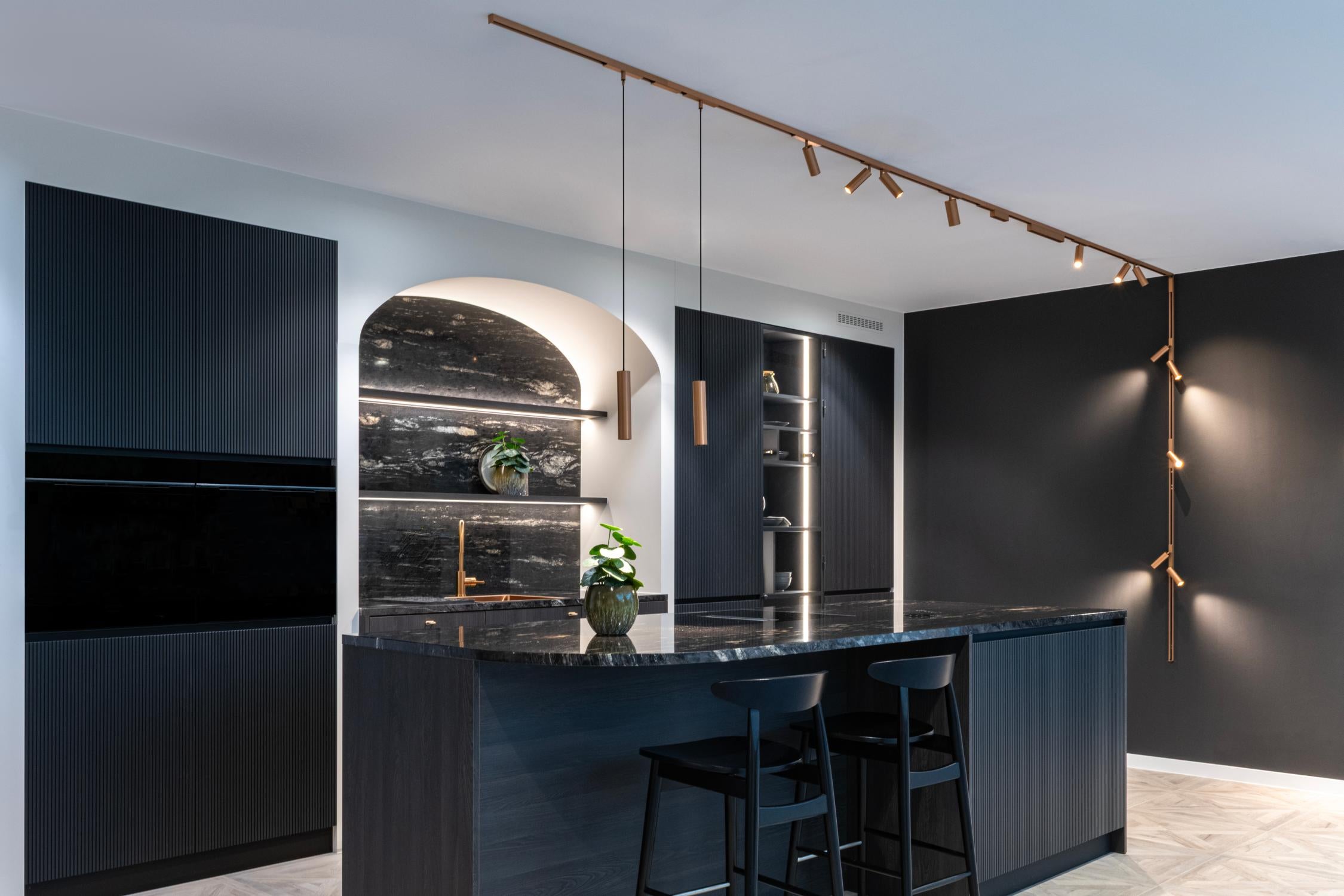 Lucide Premium LINIAL Recht -koppelstuk - 1-fase Railsysteem / Railverlichting - Smart - 48V Track - Champagne - KwaliteitWonen.nl