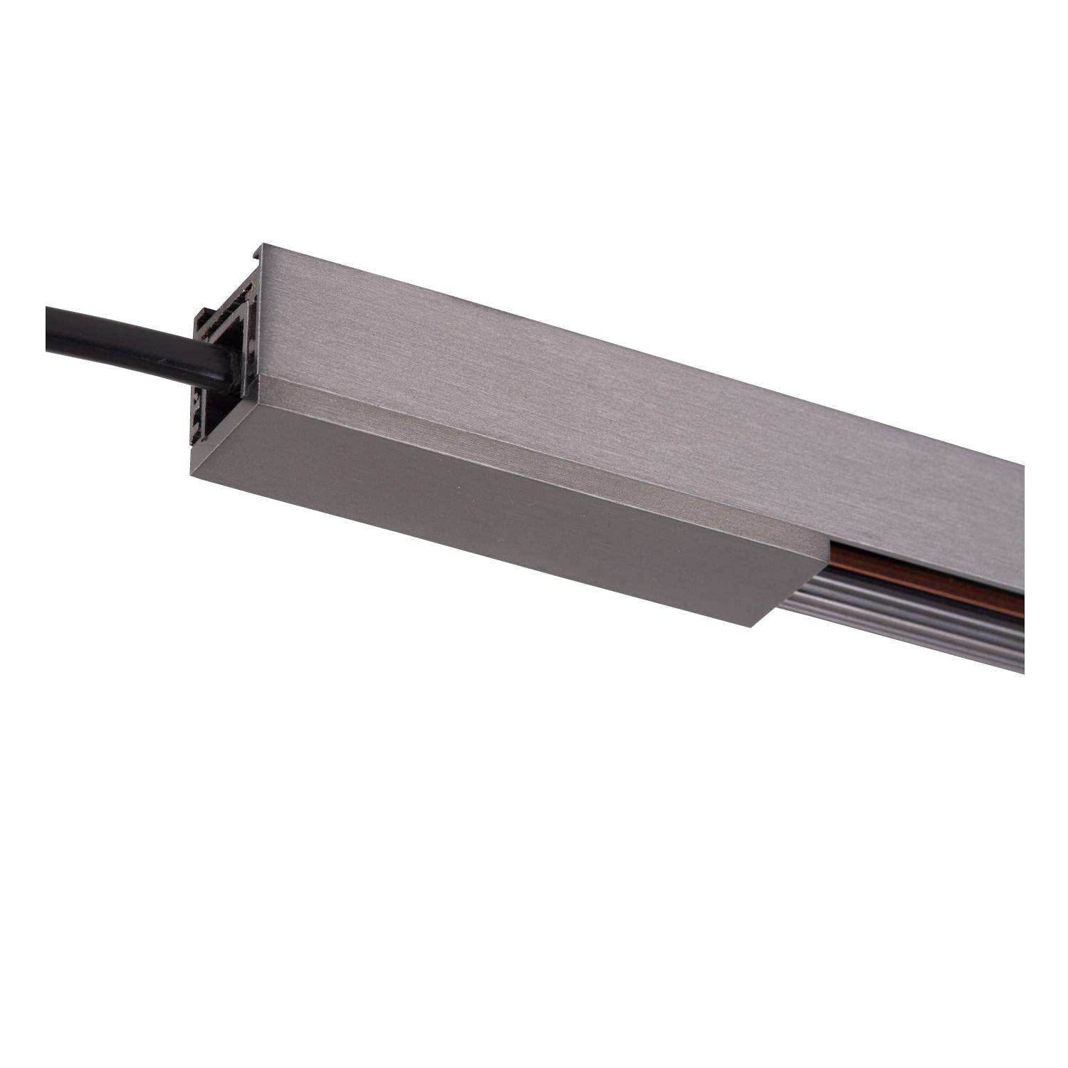 Lucide Premium LINIAL Startvoeding - Smart - 48V Track - 1-fase railsysteem / Railverlichting - Smart - 48V Track - Zwart Mat Chroom - KwaliteitWonen.nl
