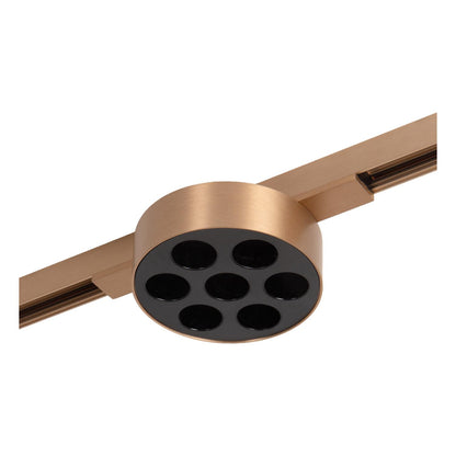 Lucide Premium LINIAL XAVI Railspot - 1-fase Railsysteem / Smart Railverlichting - Smart - 48V Track - LED - Champagne - KwaliteitWonen.nl