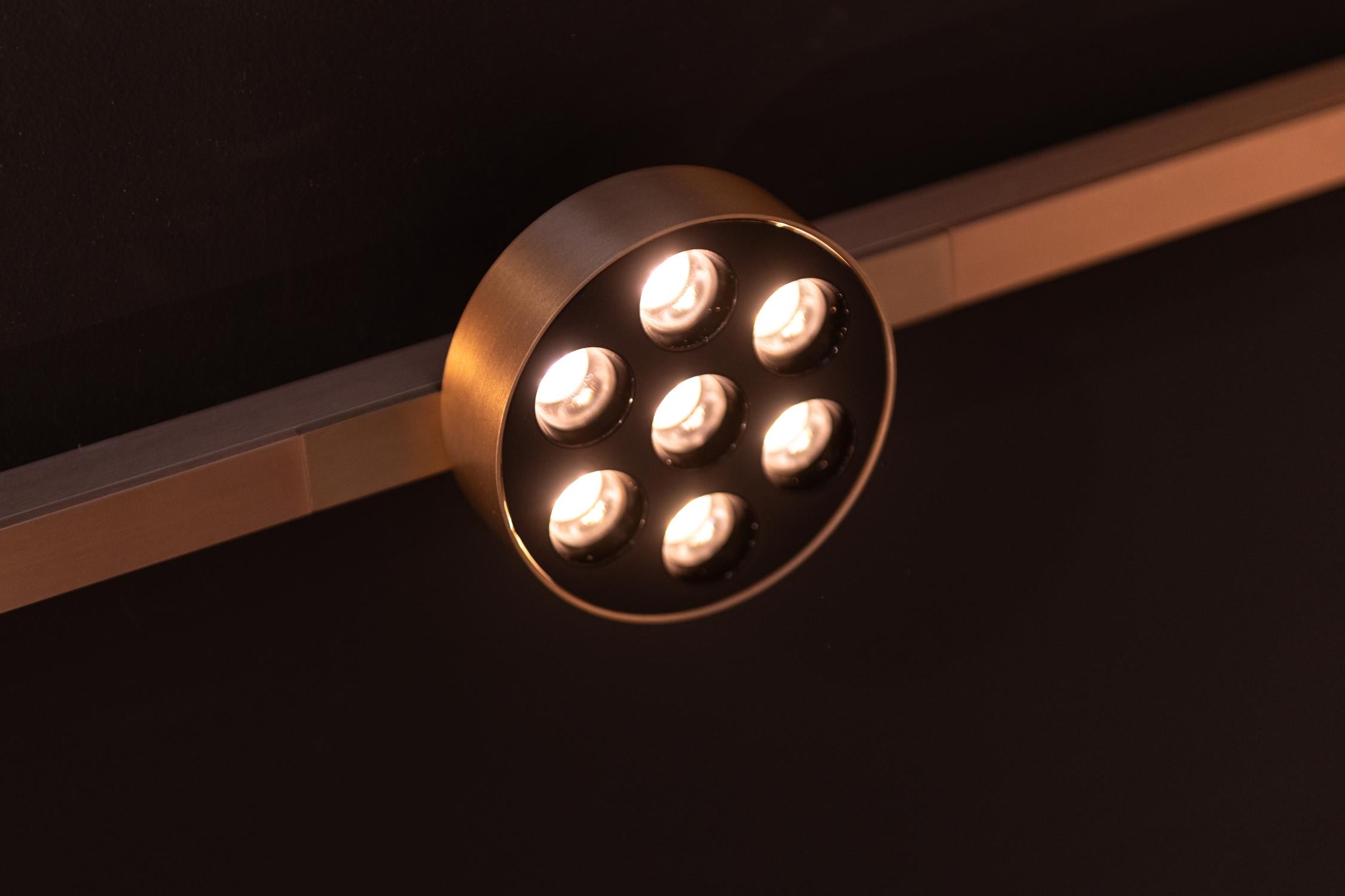 Lucide Premium LINIAL XAVI Railspot - 1-fase Railsysteem / Smart Railverlichting - Smart - 48V Track - LED - Champagne - KwaliteitWonen.nl