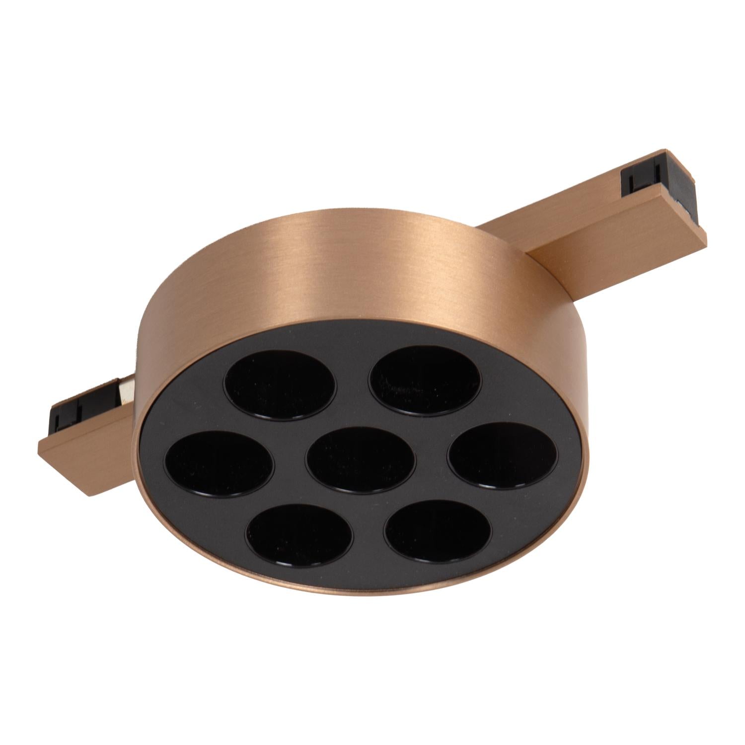 Lucide Premium LINIAL XAVI Railspot - 1-fase Railsysteem / Smart Railverlichting - Smart - 48V Track - LED - Champagne - KwaliteitWonen.nl