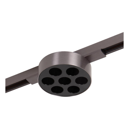 Lucide Premium LINIAL XAVI Railspot - 1-fase Railsysteem / Smart Railverlichting - Smart - 48V Track - LED - Mat Zwart Chroom - KwaliteitWonen.nl