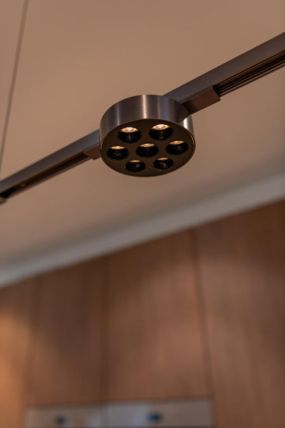 Lucide Premium LINIAL XAVI Railspot - 1-fase Railsysteem / Smart Railverlichting - Smart - 48V Track - LED - Mat Zwart Chroom - KwaliteitWonen.nl