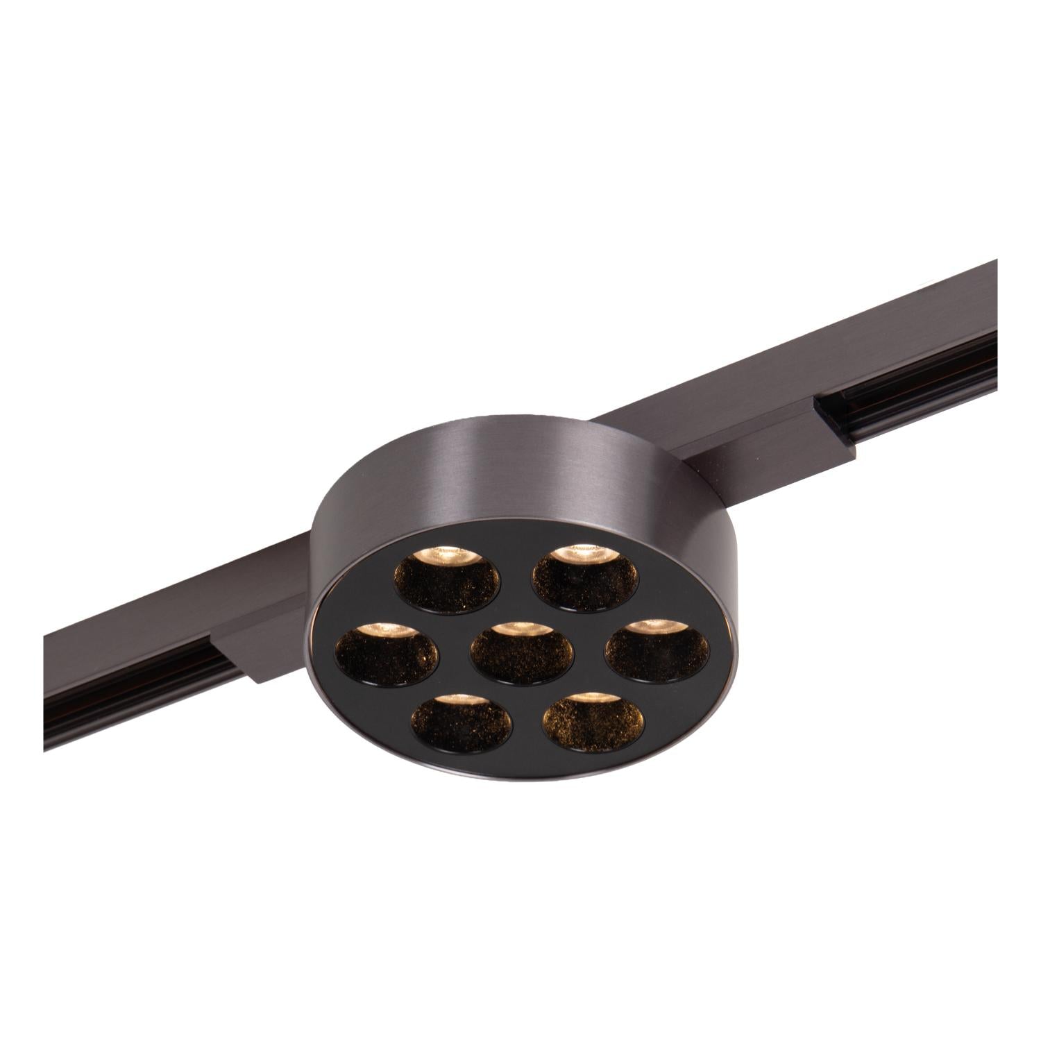 Lucide Premium LINIAL XAVI Railspot - 1-fase Railsysteem / Smart Railverlichting - Smart - 48V Track - LED - Mat Zwart Chroom - KwaliteitWonen.nl