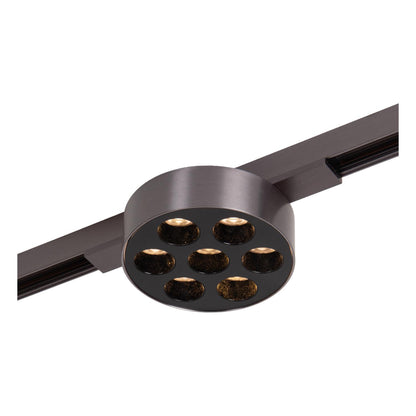 Lucide Premium LINIAL XAVI Railspot - 1-fase Railsysteem / Smart Railverlichting - Smart - 48V Track - LED - Mat Zwart Chroom - KwaliteitWonen.nl