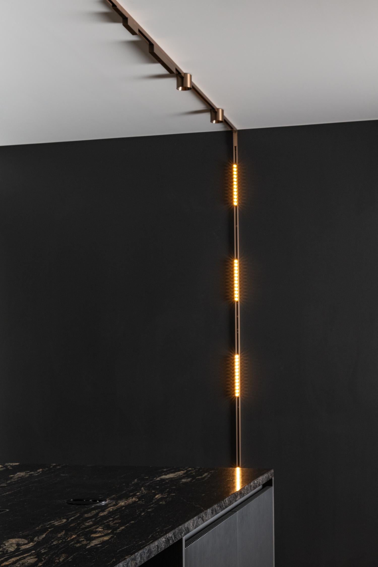 Lucide Premium LINIAL XENIA Railspot - 1-fase Railsysteem / Smart Railverlichting - Smart - 48V Track - LED - Champagne - KwaliteitWonen.nl