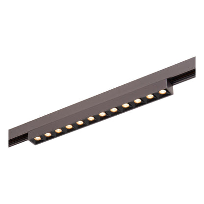 Lucide Premium LINIAL XENIA Railspot - 1-fase Railsysteem / Smart Railverlichting - Smart - 48V Track - LED - Mat Zwart Chroom - KwaliteitWonen.nl