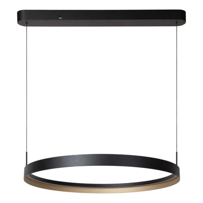 Lucide RADIANT - Hanglamp - LED Dimb. - CCT - 1x60W 2700K/4000K - Zwart | Vibes - KwaliteitWonen.nl